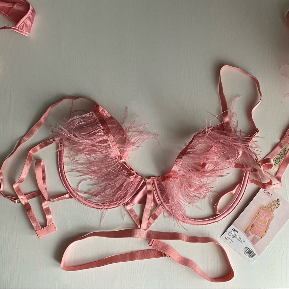 Feather bra set - Picture 3 of 6
